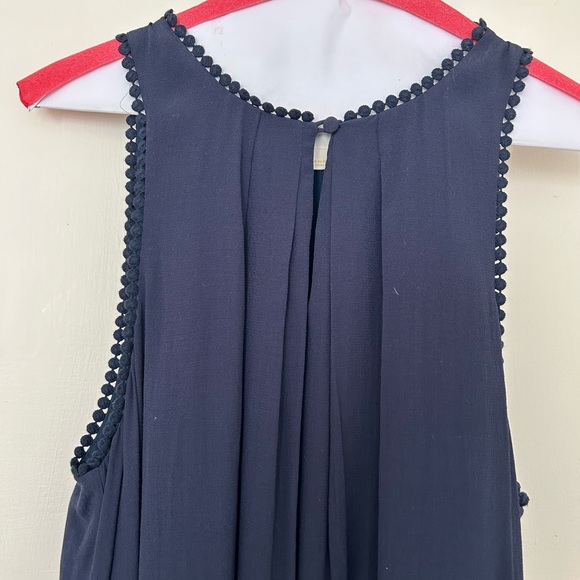 Anthropologie Maeve Navy Blue Fringe Mini Dress - Picture 5 of 6